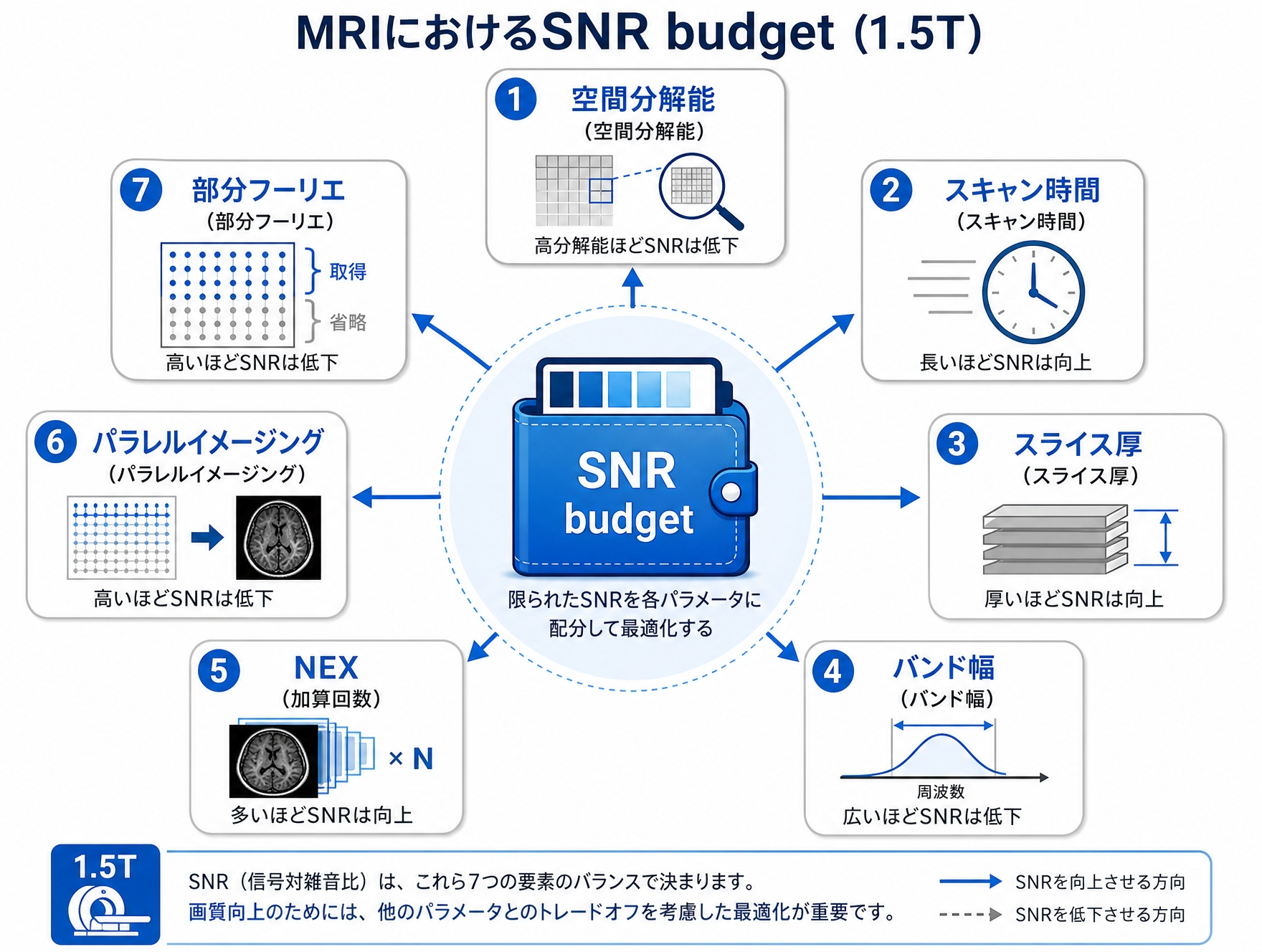 1.5T MRIのSNR設計 ── マトリックスより先に考える画質の作り方